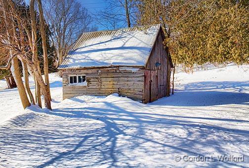 Shed & Shadows_21937.jpg - Photographed near Bolingbroke, Ontario, Canada.